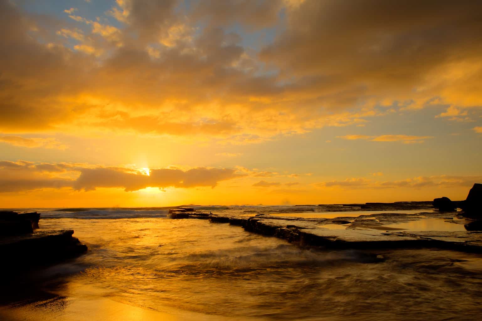 Sunset over Narabeen
